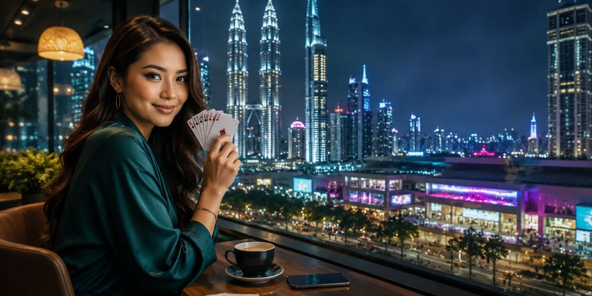 Pemain rummy Malaysia di Kuala Lumpur menggunakan platform permainan dalam talian